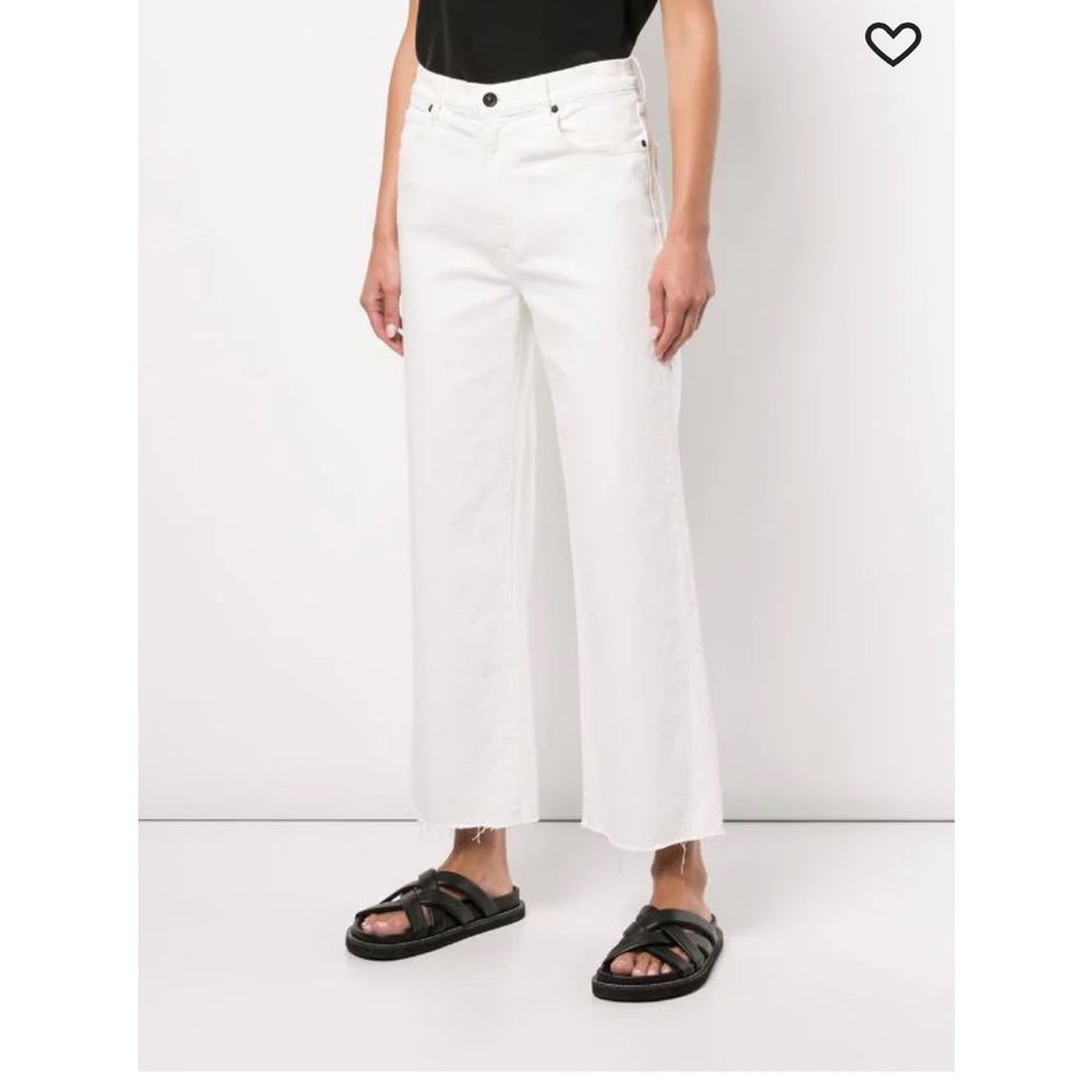Slvrlake White Grace Crop Jean